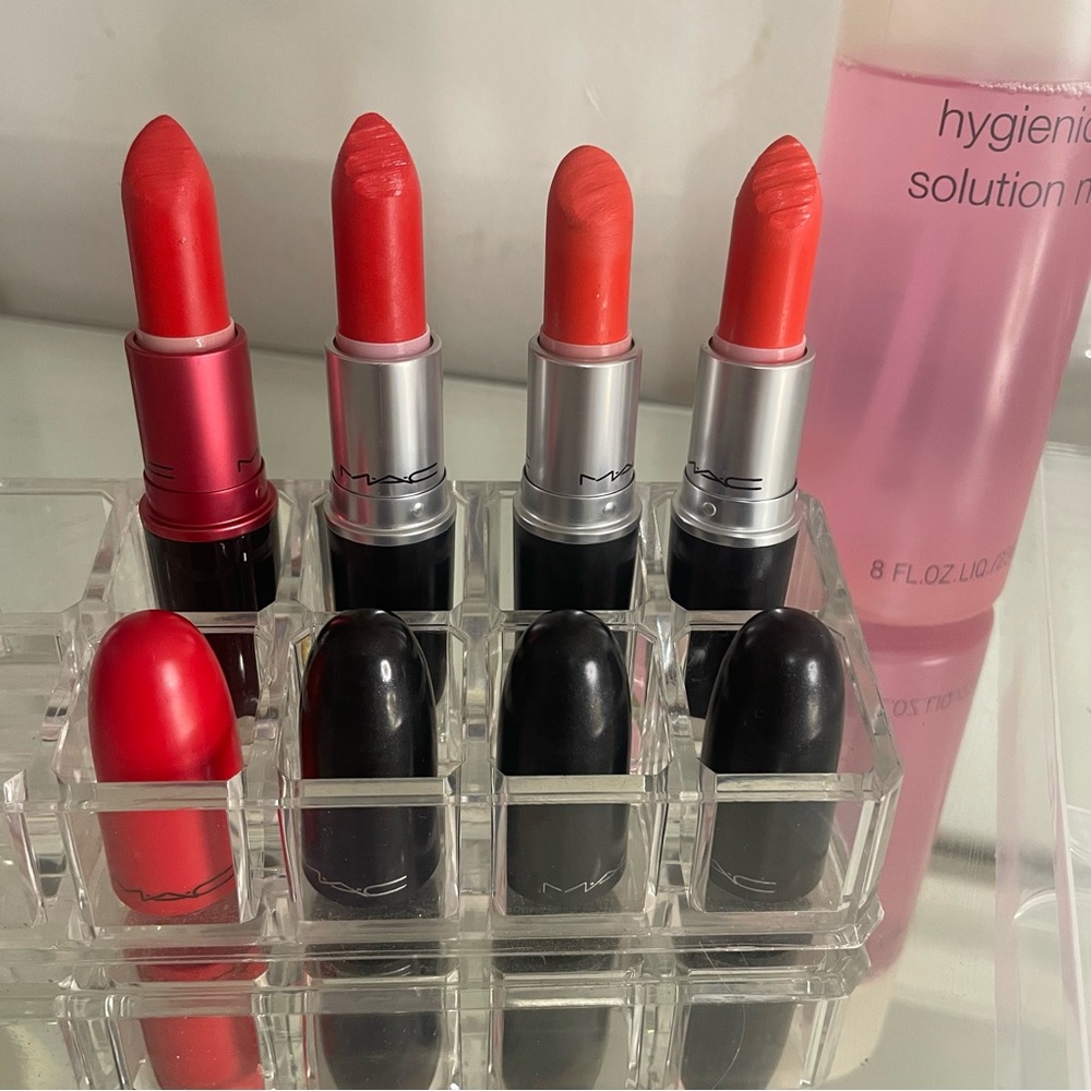 Lot of 4 Orange / Red Lipsticks
